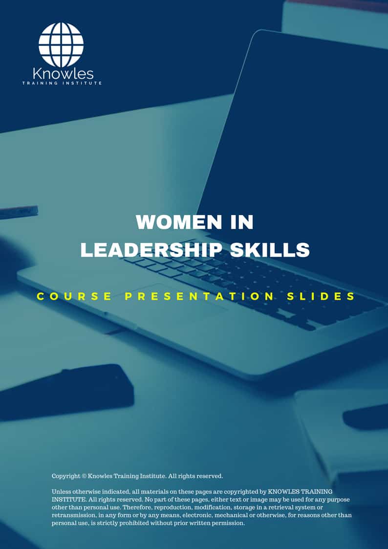 Women In Leadership Skills Training Course in Sweden Presentation Slides