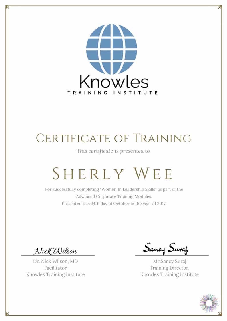 Women In Leadership Skills Training course in Sweden Certification