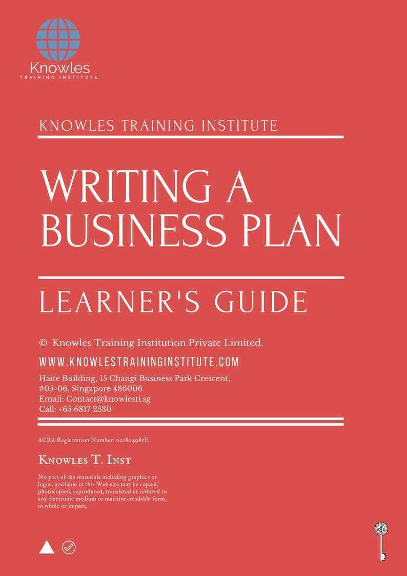 Writing A Business Training Course in Sweden Learner’s Guide
